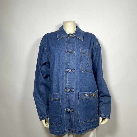 OPENING CEREMONY x CHIFA Denim Oversize Uniform Jacket - Picture 2 of 11